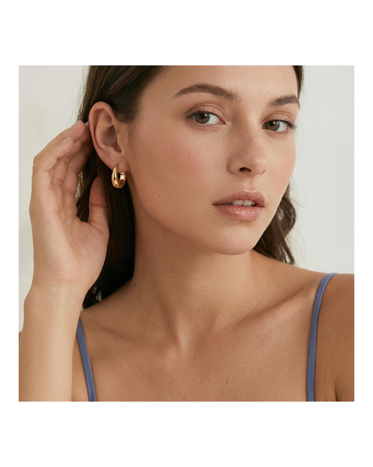 Margaux Petite Gold Hoops