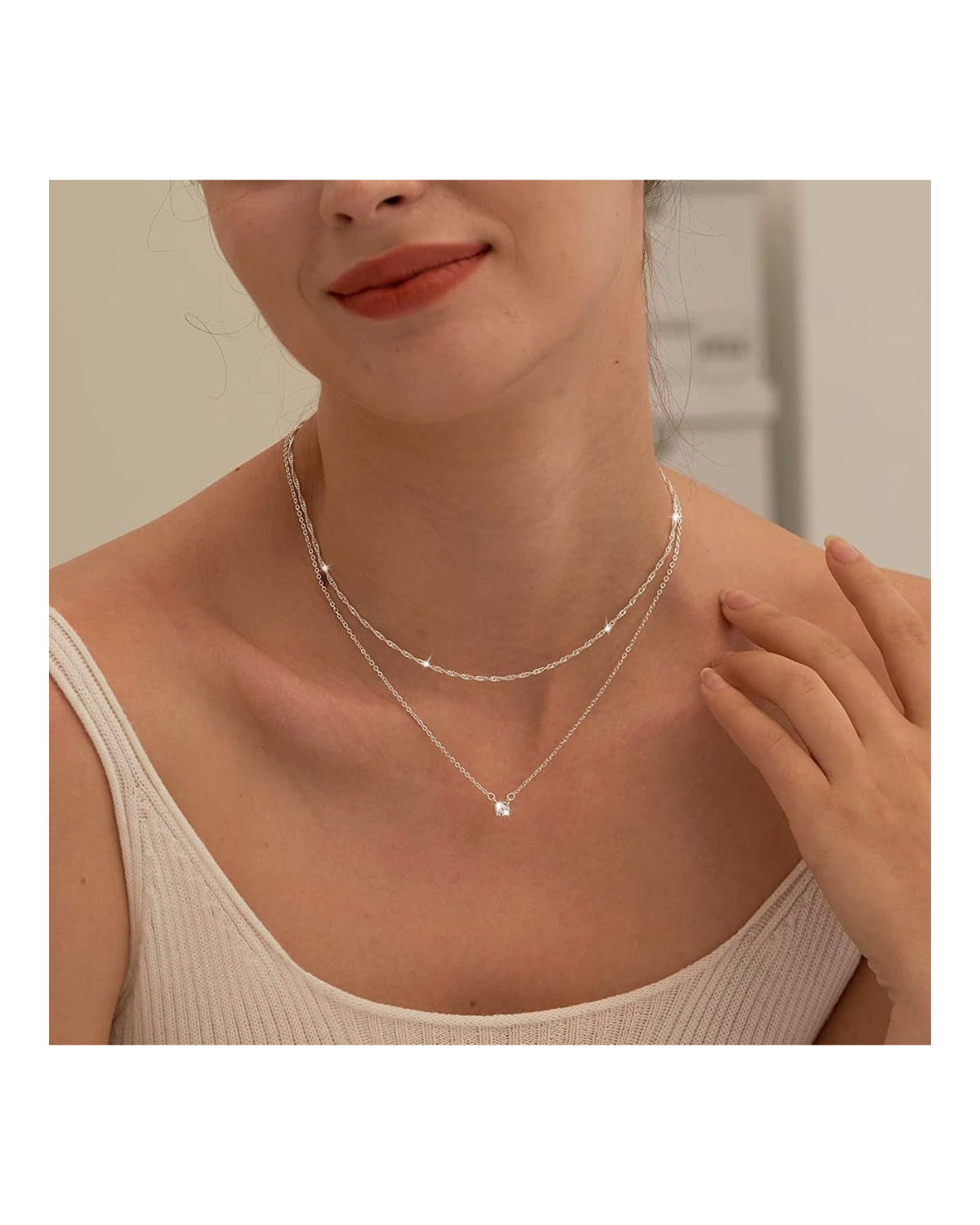 Fil d'Or Beaded Wave Chain