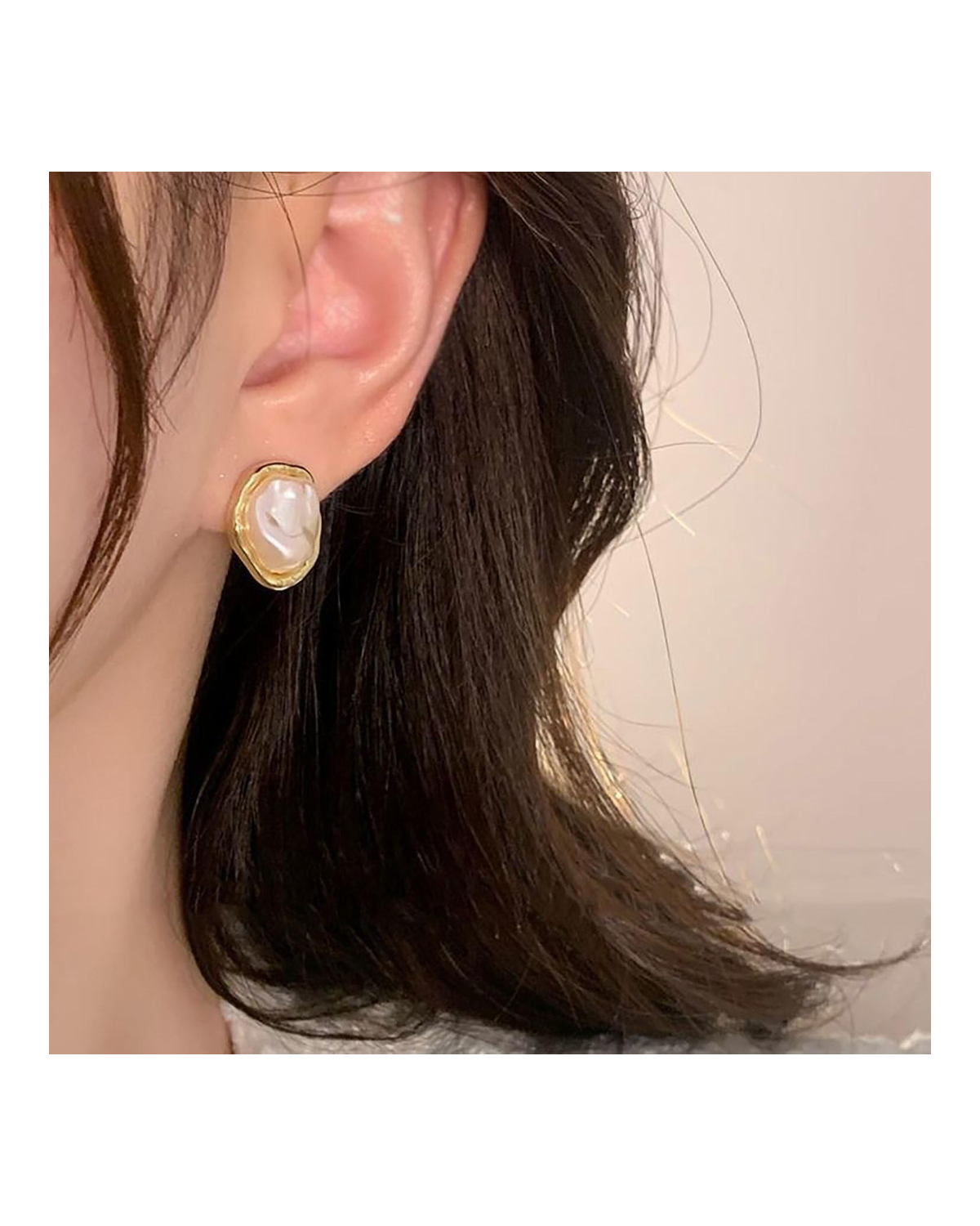 Baroque Pearl Statement Studs
