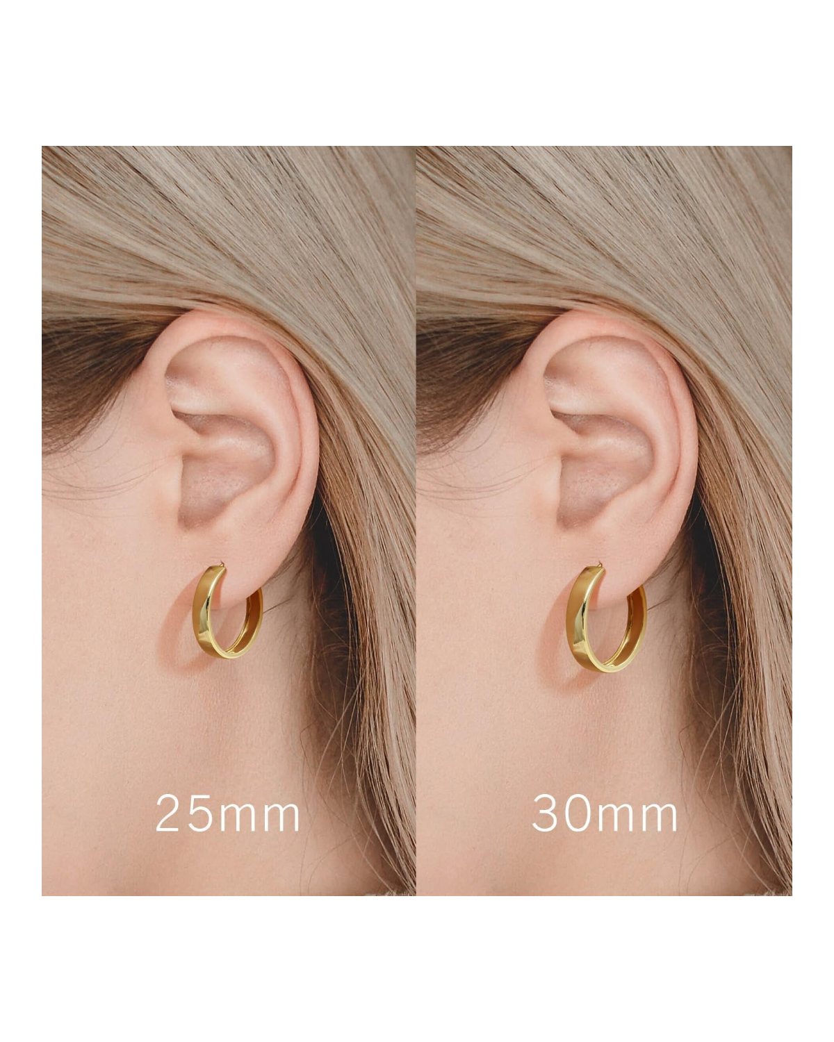 Regent Wide Gold Hoops