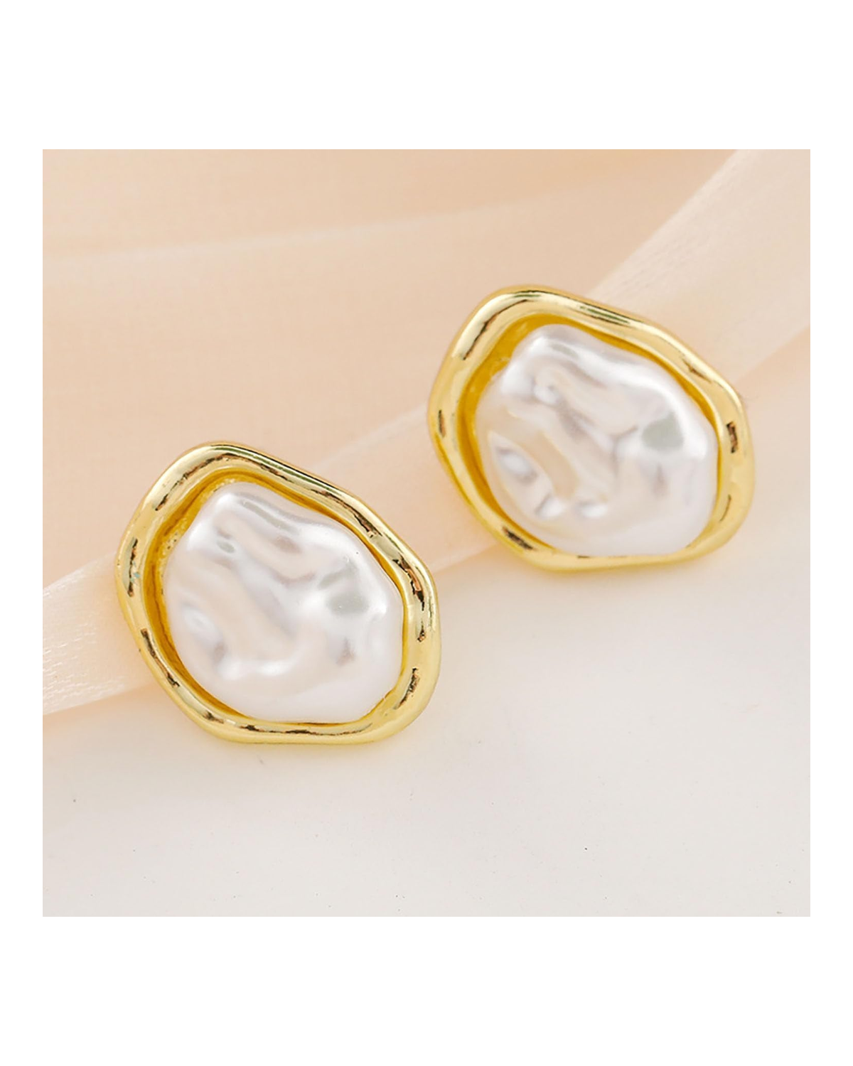 Baroque Pearl Statement Studs