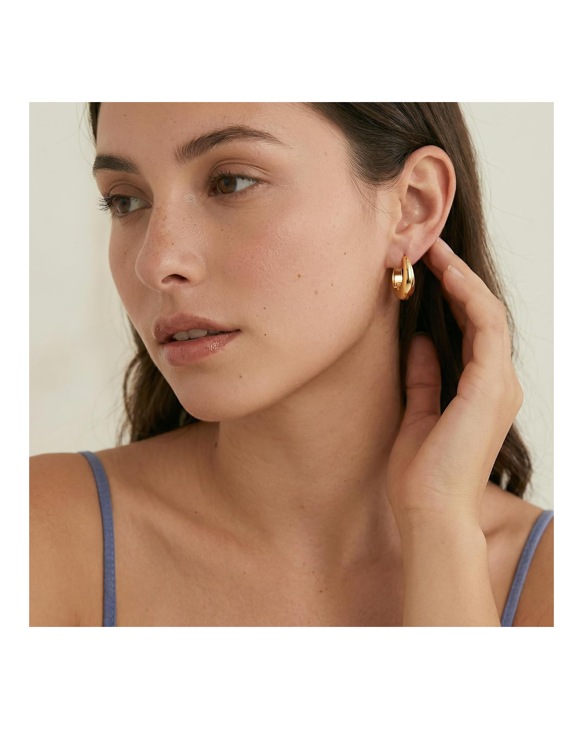 Margaux Petite Gold Hoops