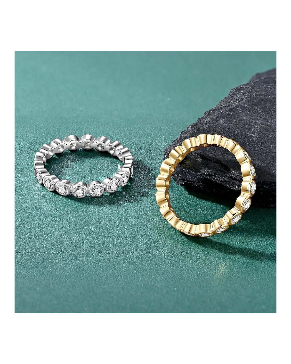Aurelia Moissanite Eternity Ring