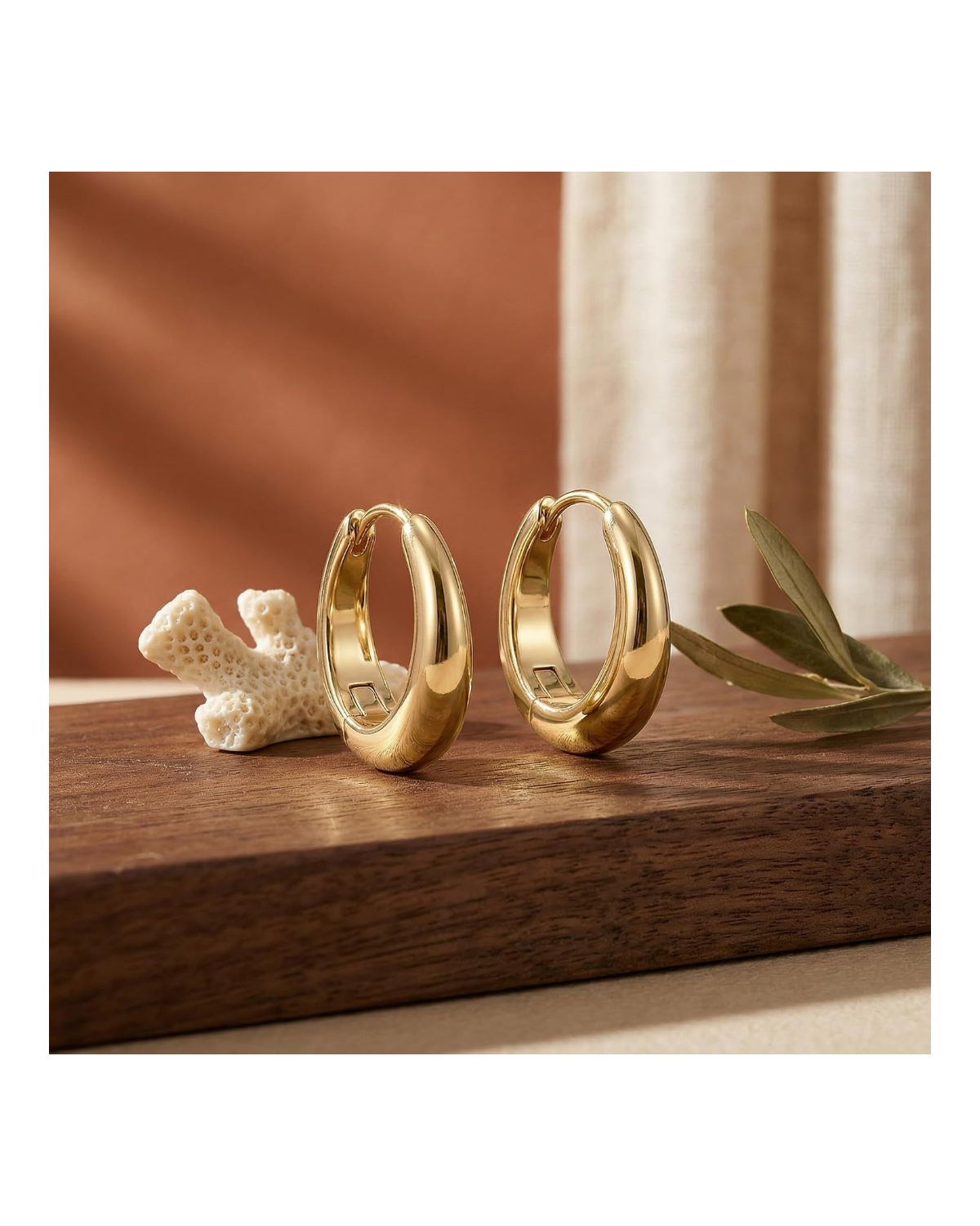 Margaux Petite Gold Hoops