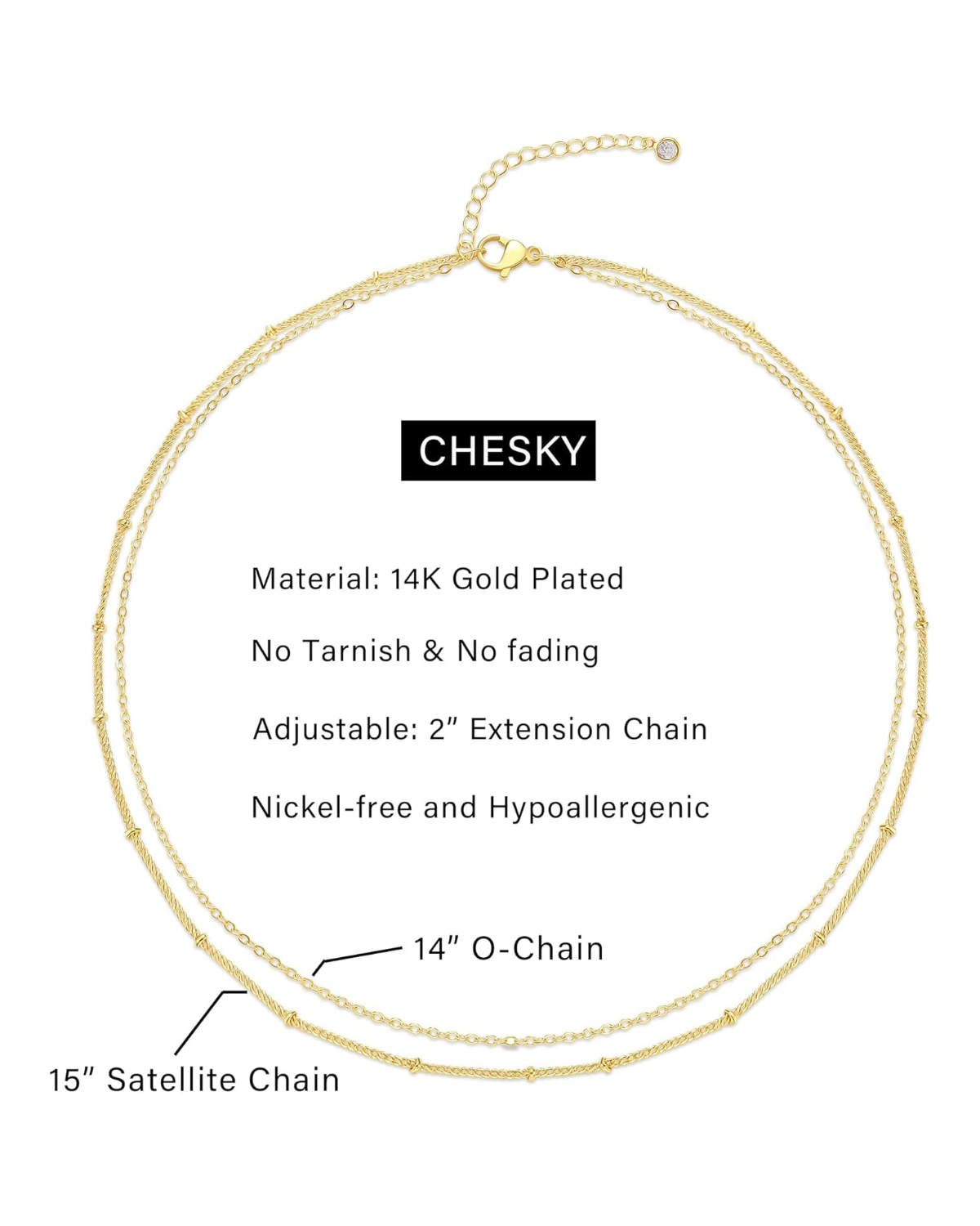 Étoile Satellite Layered Choker