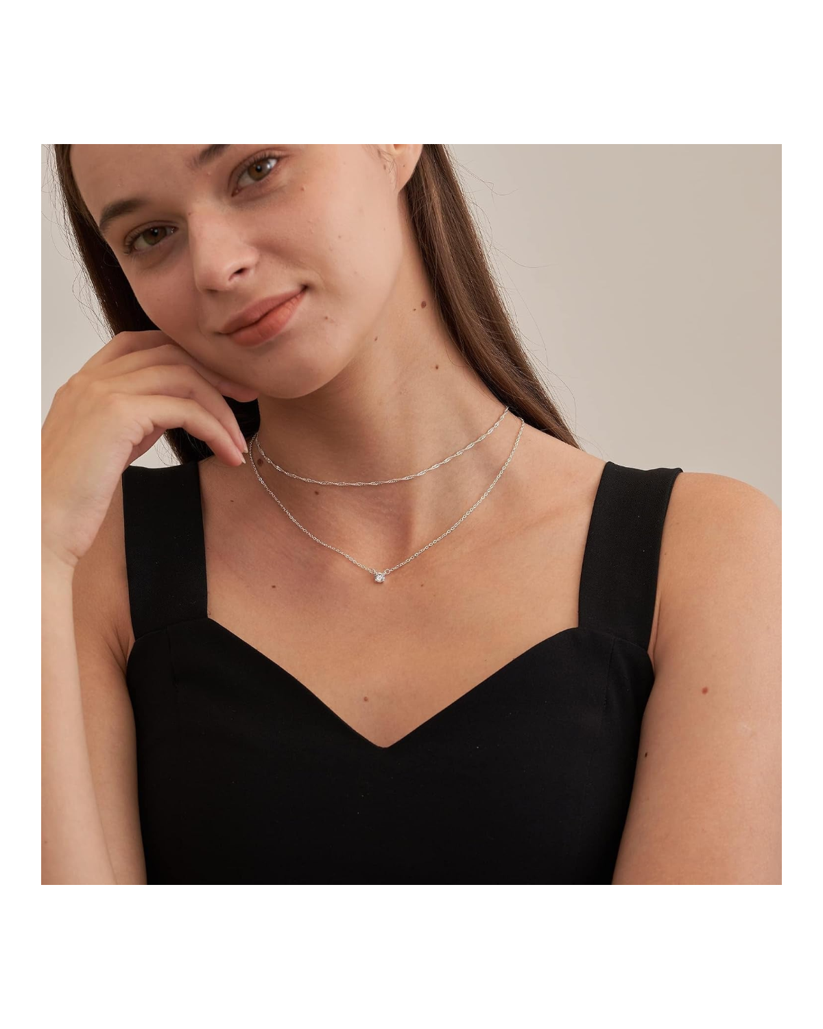 Fil d'Or Beaded Wave Chain