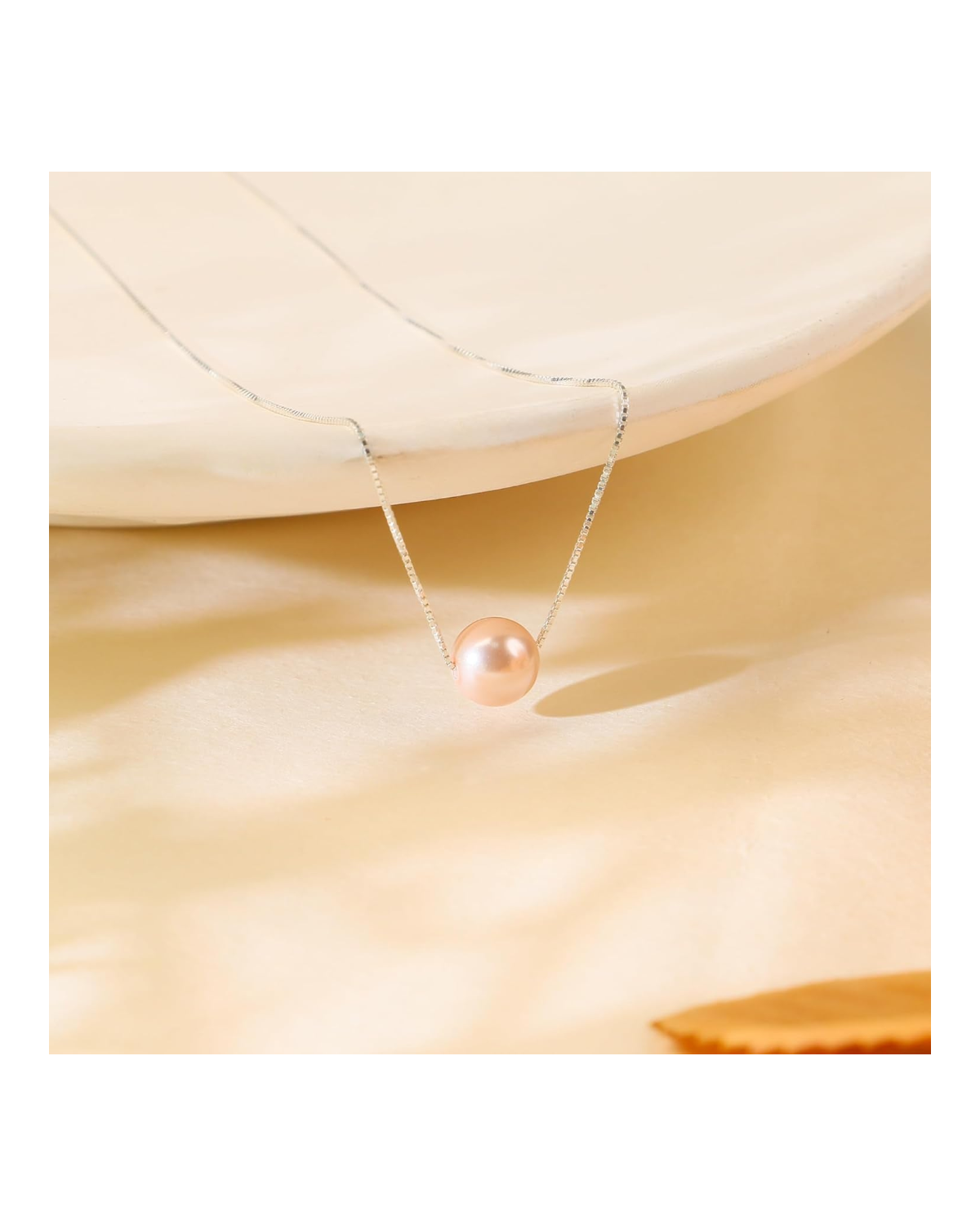 Lune Sterling Silver Pearl Pendant